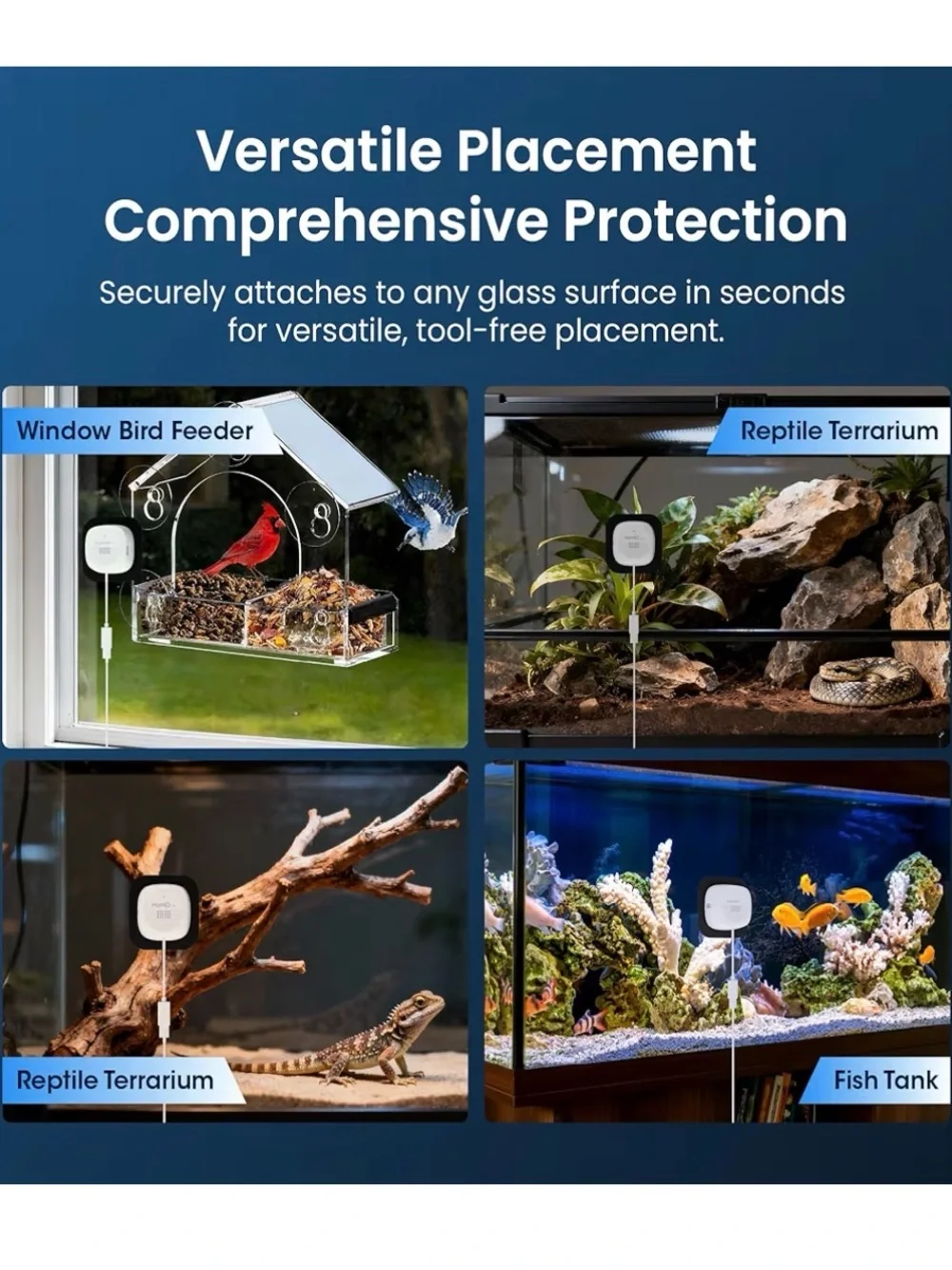 3MP 2K Aquarium & Terrarium Pet Camera